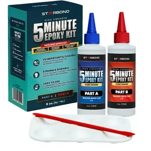 5-Minute Flexible Epoxy Pro Kit | Flexible-Toughened, UV-Resistant, Non-Yellowing