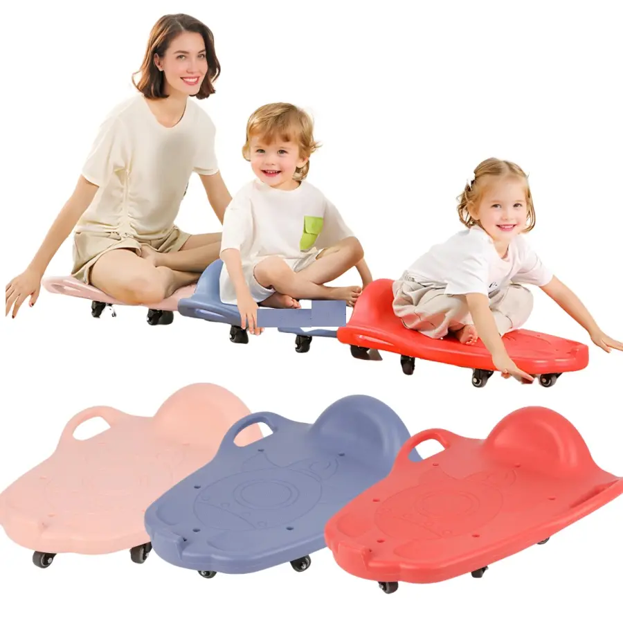 Indoor Scooter Board with Handles, Sit-Down Floor Scooter, Gym Activities for Kids, Indoor Recess Games, Sport Scooters, Physical Education Equipment, Gross Motor Toys #summervibes