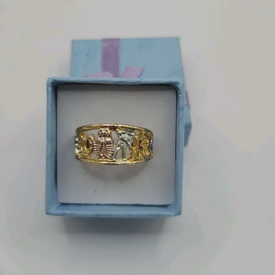 RING  Gold-plated seven powers 7.8.9.10 sizes available