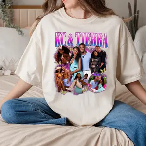 KC and Tierra Vintage Bootleg Graphic T-Shirt • Love Island USA Season 8