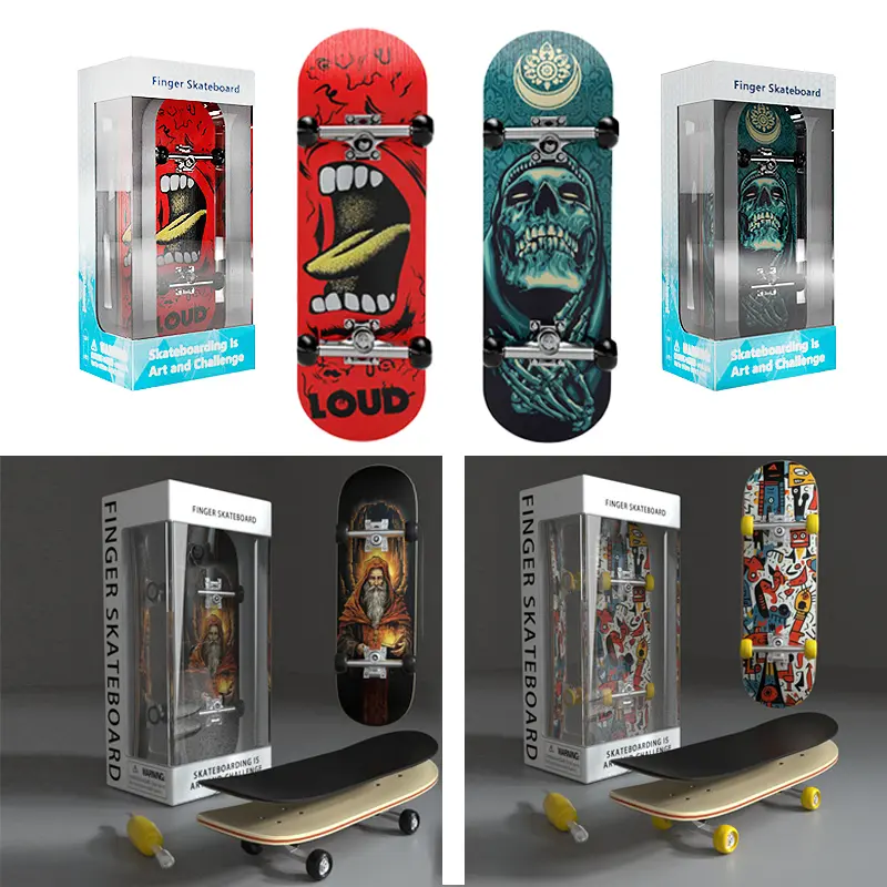 Mini fingerboard, high-quality wooden fingerboard, can be self-assembled, very suitable for agile movements fidget toys