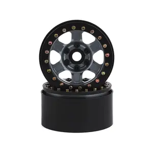 SSD RC 1.9” Challenger Beadlock Wheels (Grey) (2)