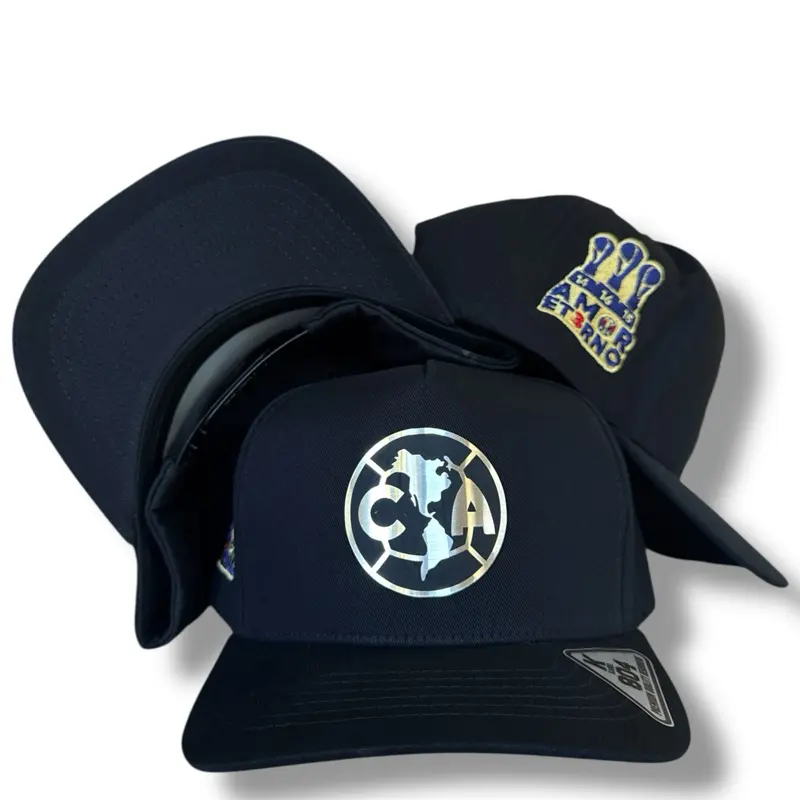 Soccer Team Ball Hat with Black Logo, Adjustable Strap, Adjustable Fit, Plate Detail, All-Day Comfort for Secure Fit, Adjustable Fit, All-Day