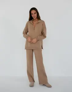 Polo Collar Oversized Jumper