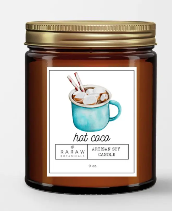 Hot Cocoa Candle