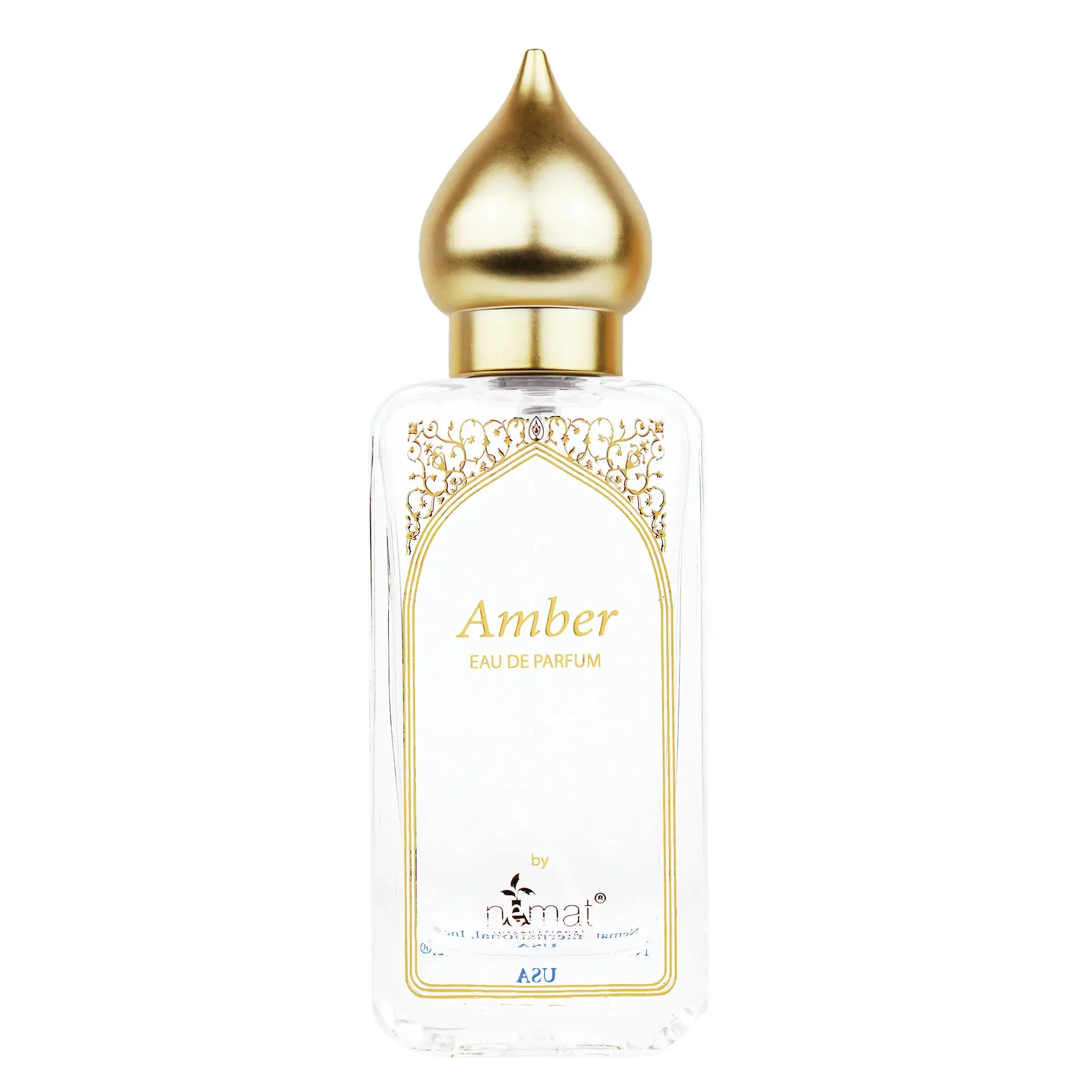 Nemat Amber Eau De Parfum - Floral and Woody Scent with Clean Musk, Cruelty Free