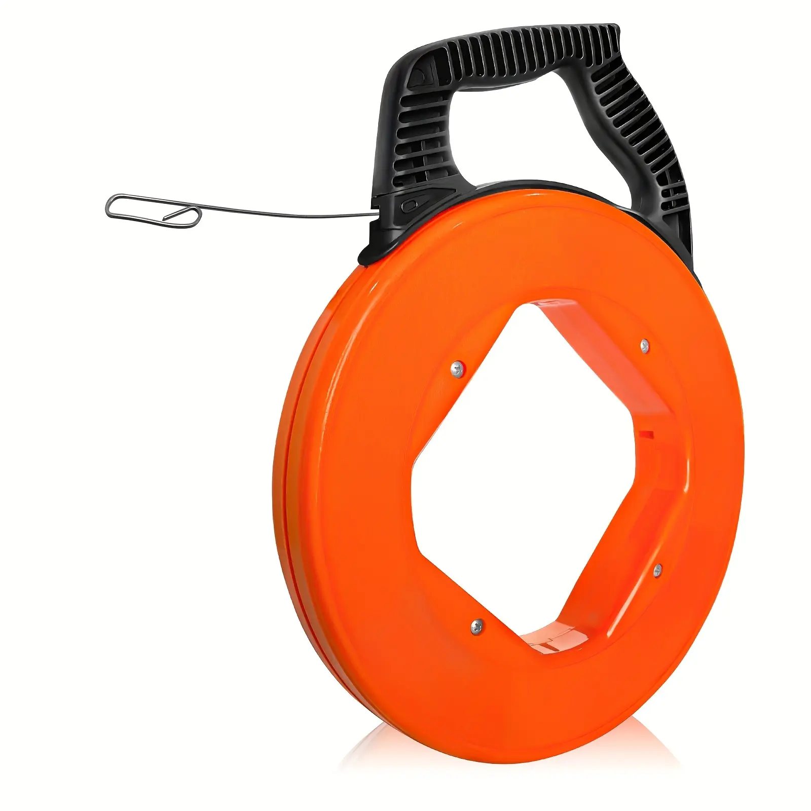 [250Ft Heavy-Duty Fish Tape] FITHOIST 250 Ft Heavy-Duty Fish Tape, 1/8-inch Steel Wire Puller |   Flexible Cable Pulling Tool for Electrical Conduit & Walls