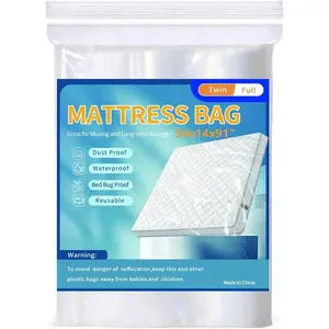 Mattress Bags for Moving Storage,Mattress Protector Cover,  Mattress Protector Storage Bags (1-Pack, /Full)