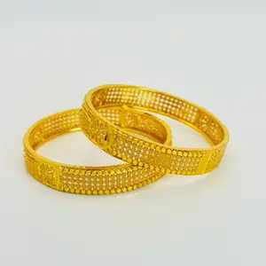 Gold plated bala/bangles/chura in size 2/4, 2/6, comes in set of 2