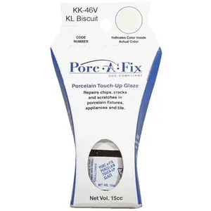 212 MAIN Fixture Fix 1517861 Porcelain Touch-up Paint Glaze - VOC-Compliant, Repairs Damage, Kohler Biscuit, Tiles, Sinks