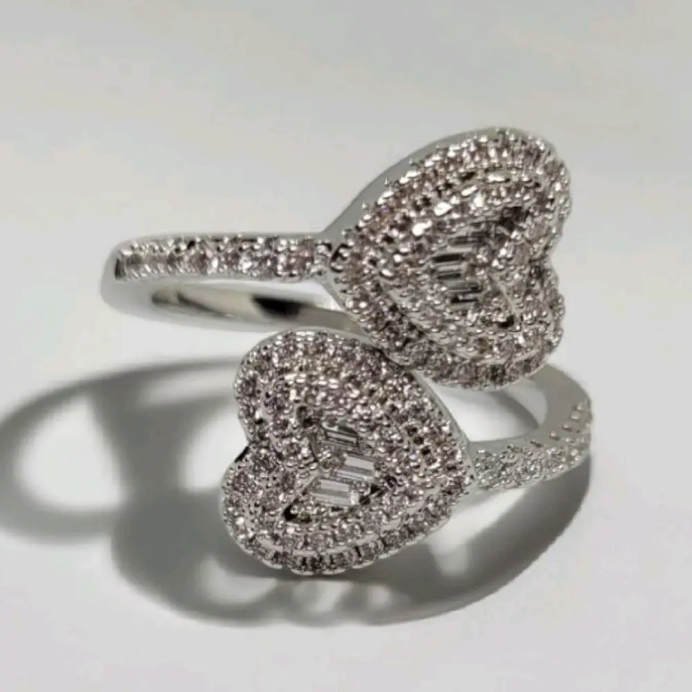 Double Heart Ring Double Heart Ring