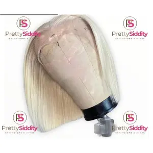 Russian blonde 5 x 5 closure wig (12-14")