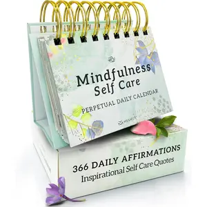 Inspirational Gifts for Women, Teacher Appreciation Gifts for Women, Professional Day Gifts, Perpetual Calendar with 366 Daily Affirmations, Mindfulness Self Care Gifts