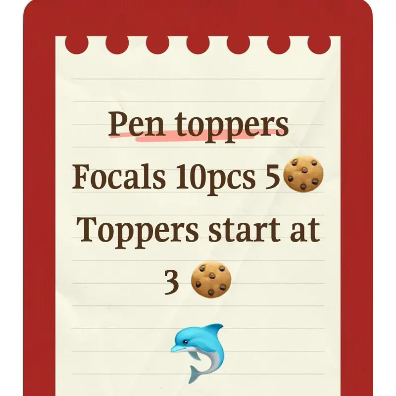 Pen toppers - focal 10pcs