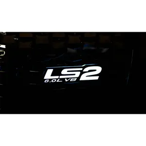 Habibis Carbon Flow Series LS2 Front Emblem Lights with Full RGB & Chasing Modes App Controlled Weather Resistant OEM Fit Plug and Play