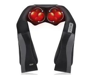 Shiatsu Neck Shoulder Massager Electric Back Massage with Heat Kneading Massage for Shoulder, Legs, Use in Office and Home