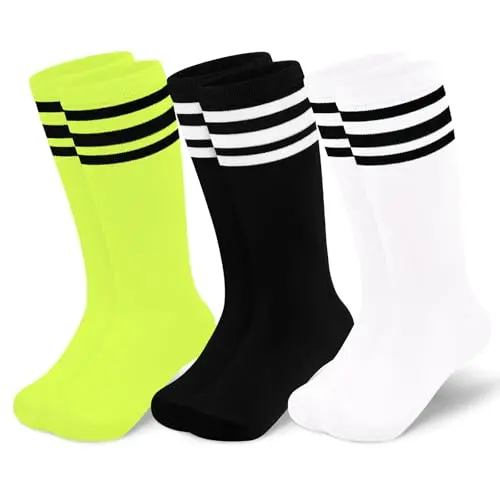 3 Pack Black/White, White/Black, Neon Gr