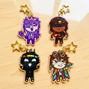 The Unstable Four Universes acrylic Keychain, YT portable universe & lifesteal smp acrylic keychain