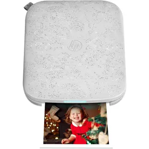 HP Sprocket 3x4 Instant Photo Printer – Prints 3.5x4.25” Photos from iOS & Android - White