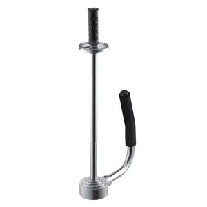 【Summervibes】VEVOR Stretch Film Dispenser, Holds 12"-20" Rolls, Industrial Strength Shrink Wrap Dispenser Holder with Extended Handle, Stretch Film Packing Machine for Pallet Wrapping Shipping Moving (1 Pack) Kitchen Metal