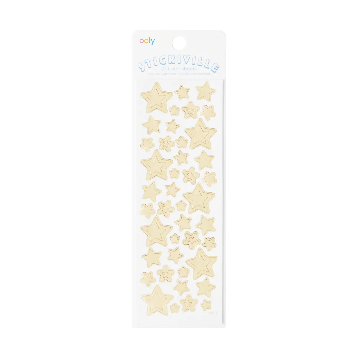 Stickiville Gold Stars Stickers