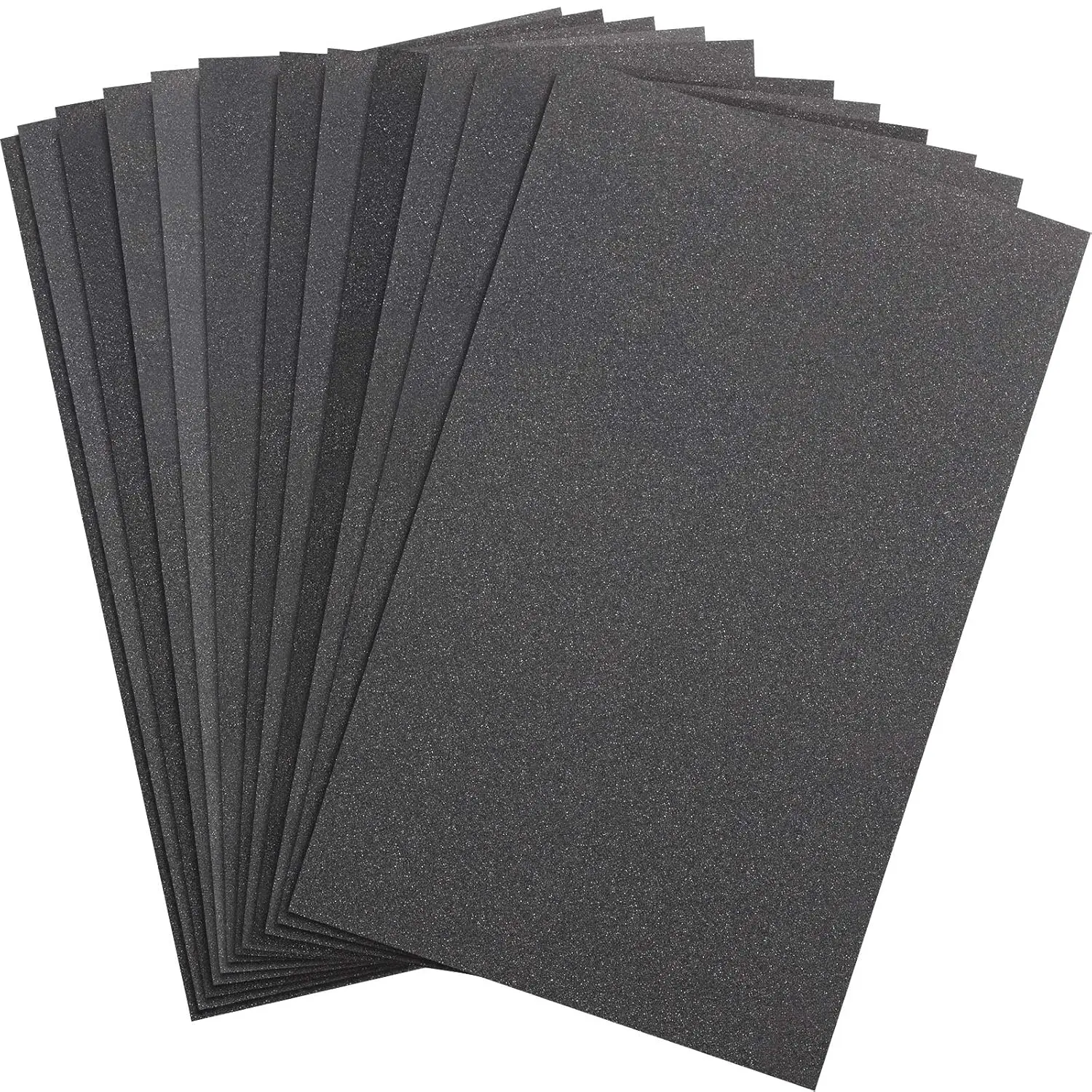 12 Sheets Abrasive Dry Wet  Sandpaper Sheets Assorted Grit of 400/600/ 800/1000/ 1200/1500 for Automotive Polishing Metal Sanding  Furniture Finishing, 2.8 x 4.5 Inch