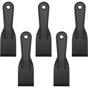 5 count Plastic Putty ,2Inch Flexible  Scraper Tool for Spackling,Repairing Drywall, Removing Wallpaper, Applying Mud or Plaster