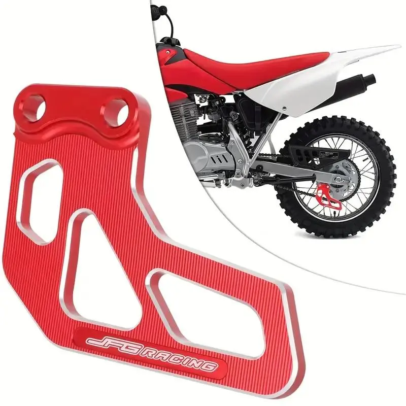 Dirt Bike Chain Guard Guide CNC Motorcycle Sprocket Cover for Honda XR100R 1985-2003 XR80R 1985-2003 CRF100F 2004-2013 CRF80F 2004-2013