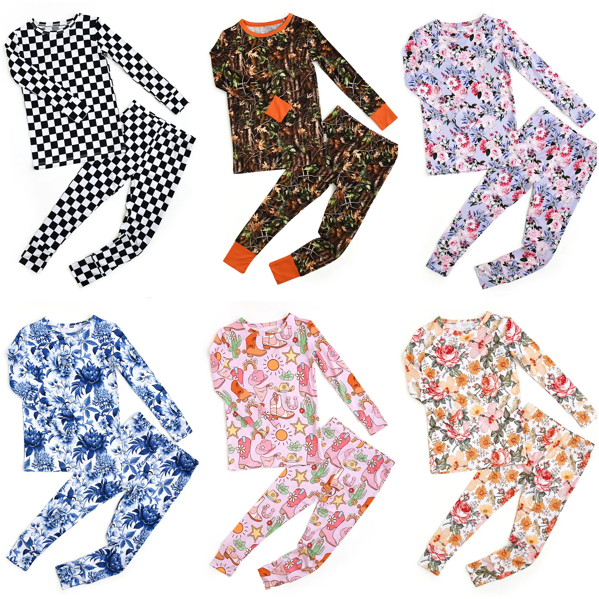 Classic TWO PIECE SETS Bamboo Two Piece Set No Button Gigi and Max