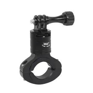 Feichao 360 Swivel Bike Camera Holder, Quick Release Split Mount, Handlebar Clamp, Motorcycle Bracket for Gopro Hero 13 12 11, Dji Action 4