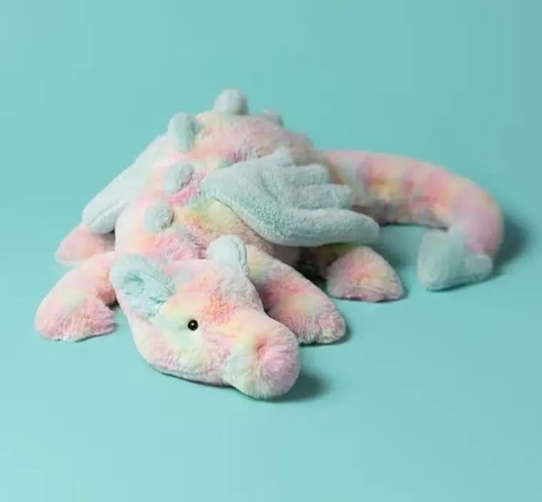 Jellycat Pastel Dragon Soft 50cm Toy - Perfect Luxury Nursery Gift