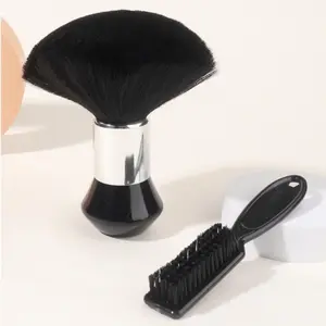 2 Pcs Neck Duster Barber Brush for Loose Hair, Professional Cutting Soft Trimmer Clipper Cleaner for Cleaning Around Neckline and Ears