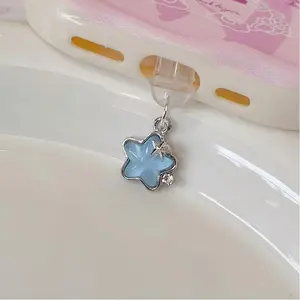 Cute Star Design Phone Dust Plug, Anti Dust Plug for iPhone Type-C Port & Android Phone Charging Port, Phone Accessories for Women & Girls, Phone Decoration