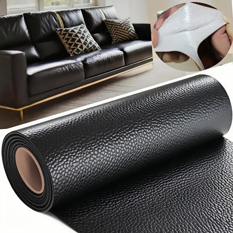 Self adhesive repair patch, repair tape kit, suitable for damaged artificial leather sofas, sofas, chairs, car seats, motorcycle seats, walls, handbags, jackets, shoes, belts, office desks and chairs, Leather repair patches, Durable pu leather