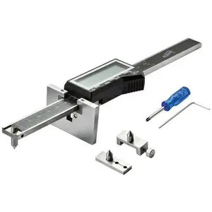 iGaging 3 in 1 Interchangeable Marking Gauge, iP54 Electronic Digital Measuring Tool, 0-6" Hardened Alloy Design, All Seasons Use, Includes Batteries