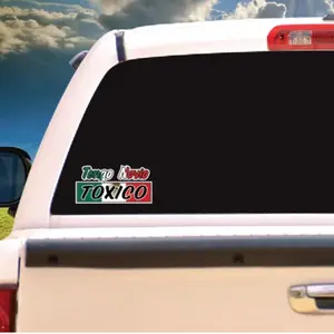 Tengo Novio Toxico Decal Car Window Laptop Vinyl Sticker Toxic Girlfriend Trokas