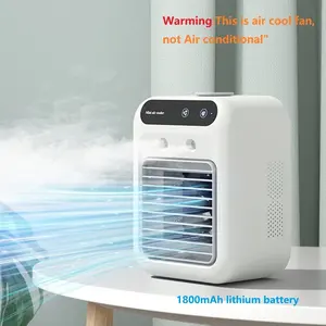 Portable Air Cooler Fan, Water Cooling Fan for Room & Office Use, Efficient Cooling Solution for Cars & Outdoor Activities, Rechargeable Personal Fan, Travel Fan