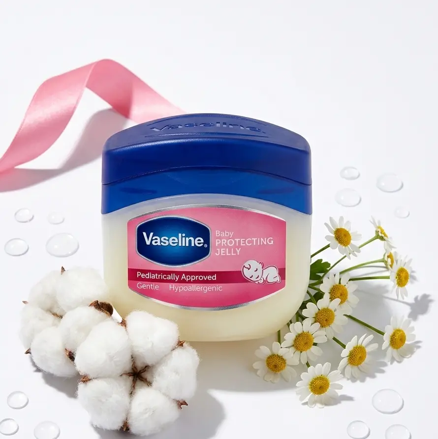 Vaseline Sensitive Protecting Jelly (50ml/1.7oz) - Hypoallergenic, Pediatrically Approved Gentle Skin Protectant