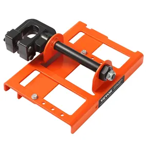 Cast Iron Chainsaw Mill, Portable Timber Chainsaw Attachment with 2-6 in Cutting Width, Vertical Lumber Cutting Guide, Anti-Loosen Nuts, Fixed Shaft, Lightweight Wood Milling Tool for Builders