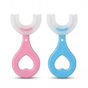 2 Pcs U-Shaped Kids Toothbrush, Premium Soft Manual Training Toothbrush for Kids 3-6 Years Old. 2 Pcs U-Shaped Kids Toothbrush, Premium Soft Manual Training Toothbrush for Kids 3-6 Years Old.