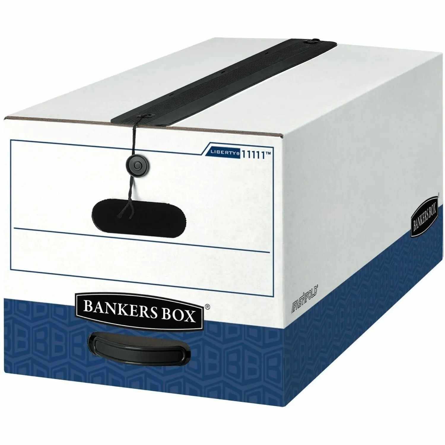 Fellowes Bankers Box Liberty Plus Heavy-duty Letter File Box, Blue, 12 / Carton, FEL11111