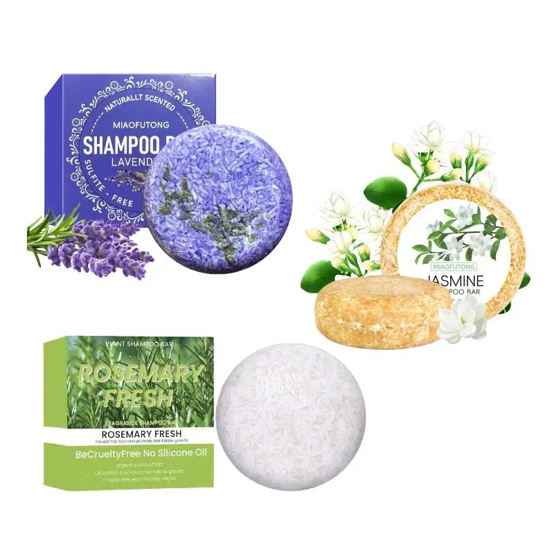 Shampoo soap: controls oil, relieves itch, deeply cleans, nourishes hair, doubles as conditioner.  Rich in natural organic matter Cleansing Haircare