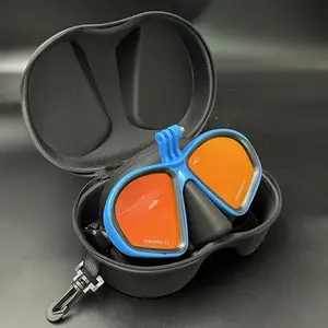 Tinct Low Volume Diving Mask Tempered Glass Freediving Goggles Diving Mask with Holder Diving Gear