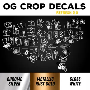 OG Crop Decals - High Quality Outdoor vinyl