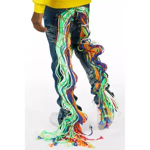 Otto Blue Wash Stacked Flare Jean