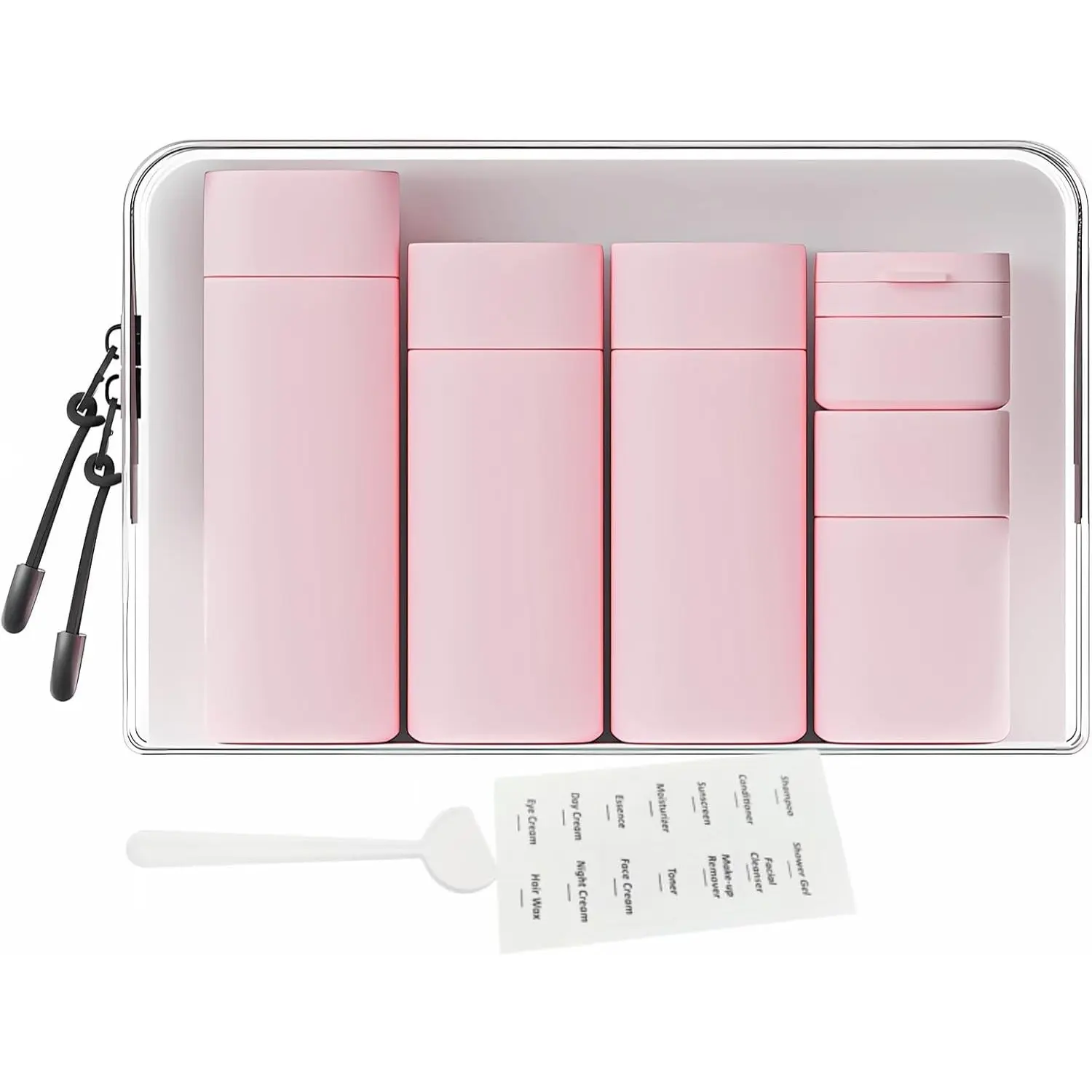 5-piece travel cream Versatile Dispenser Bottle set, travel toiletry container set,travel essentials, Travel Bottles