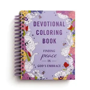 Finding Peace in God's Embrace: Devotional Adult Coloring Book (75 Daily Devotions and Coloring Pages to Quiet Your Soul) – The Perfect Gift for Christian Women (Faith Inspired Creativity) Spiral-bound – June 10, 2025