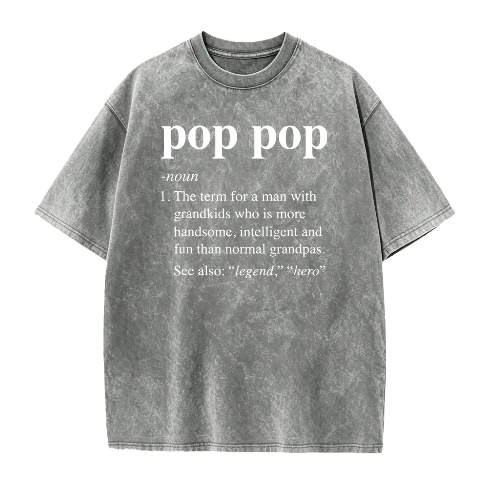 Humorous Pop Pop Definition Tee for Men, Unisex Retro Small Shirt Featuring a Pop Pop Drug Explosion Joke Design. Casual Graphic Shirt Perfect for Grandpa. Happy Mother'S Day Shirt for The Best Mom Ever, a Great Gift Idea,
