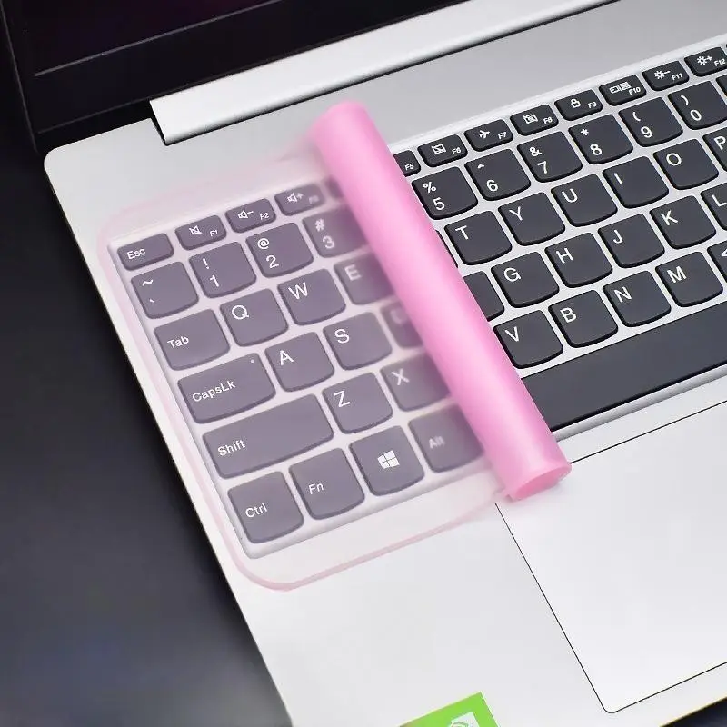 Durable Laptop Keyboard Cover, Keyboard Skin, High-Quality Silicone Waterproof Dustproof Protector, Splash-Resistant and Scratch-Proof, Universal Fit
