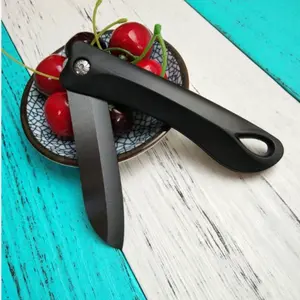 Multifunctional Portable Peeler Knife, Stainless Steel Fruit Knife, Ceramic Folding Blade, Kitchen Food Prep Tool